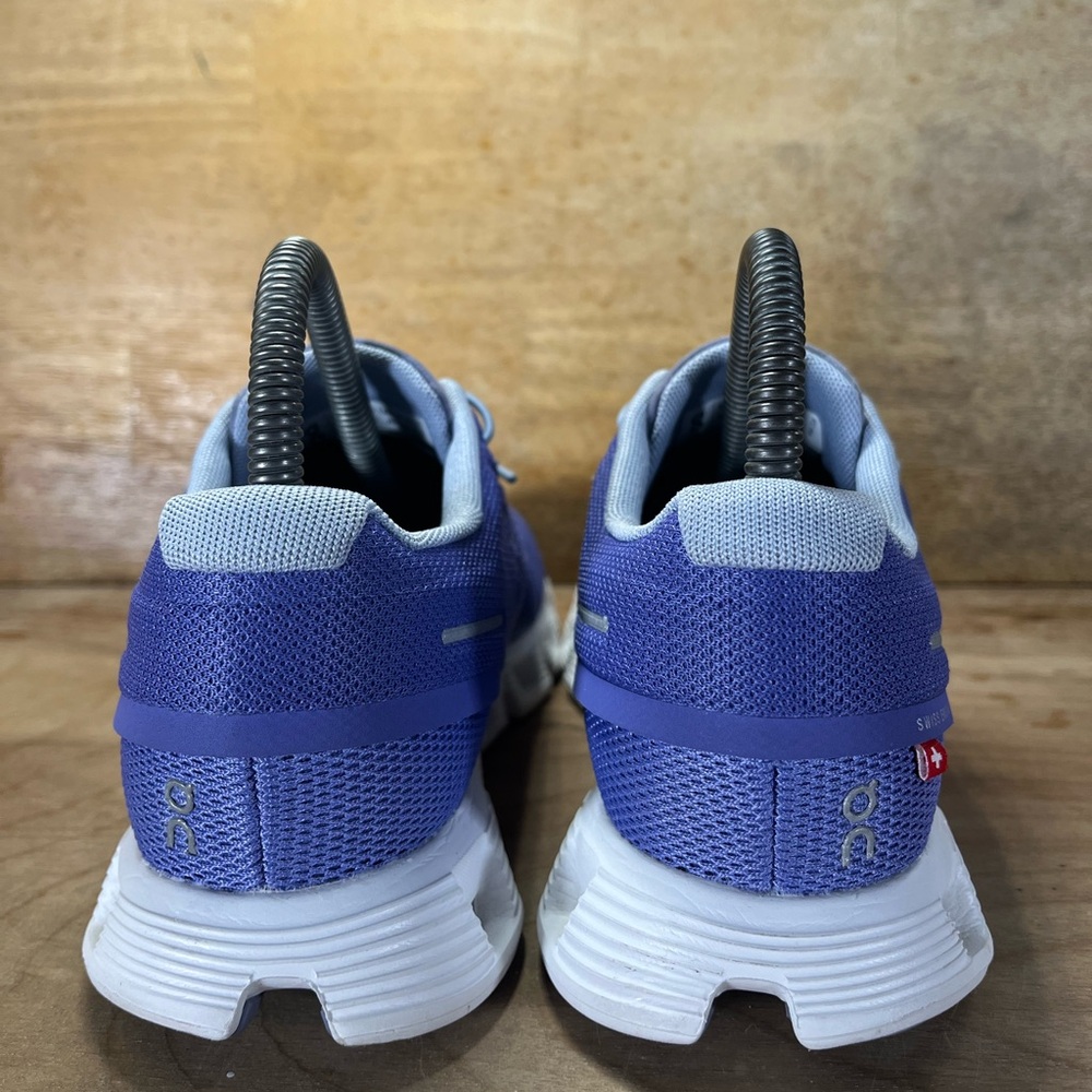 On Cloud 5 REFLECTIVE Womens Size 6.5 Running Shoes Sneakers Blueberry Feather - Picture 5 of 12
